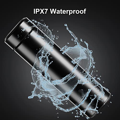PARACITY Insulated Water Bottle, 15 oz Stainless Steel Black