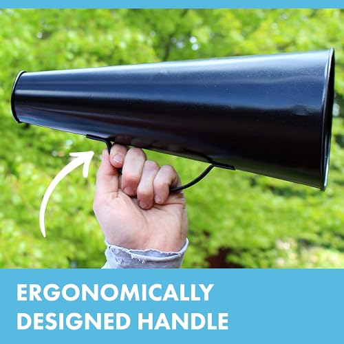 Vintage Style Large Metal Megaphone - Voice Amplifier