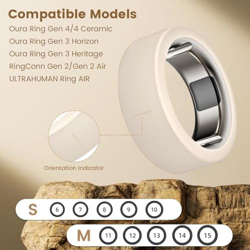 8-Pack Silicone Ring Covers for Oura Ring Gen 3/4 - 8 Colors