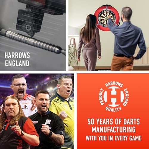 Harrows NX Elite 26g Tungsten Darts Set with Supergrip Shafts & Flights