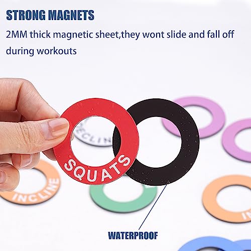Power Squat Rack Magnetic Position Markers - Diameter 1.1"