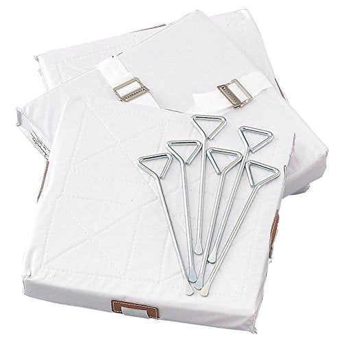 Foam Filled Baseball Base Set - 14" x 2" Quilted Cover