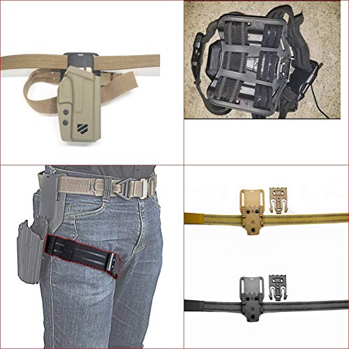 Thigh Strap Holster for EDC - Adjustable Black Leg Belt