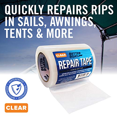 Heavy Duty Waterproof Repair Tape for Fabric & Vinyl - 30ft x 3in
