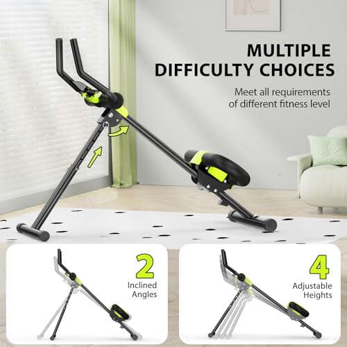 Ab Workout Machine for Home Gym - Adjustable & Ergonomic Design