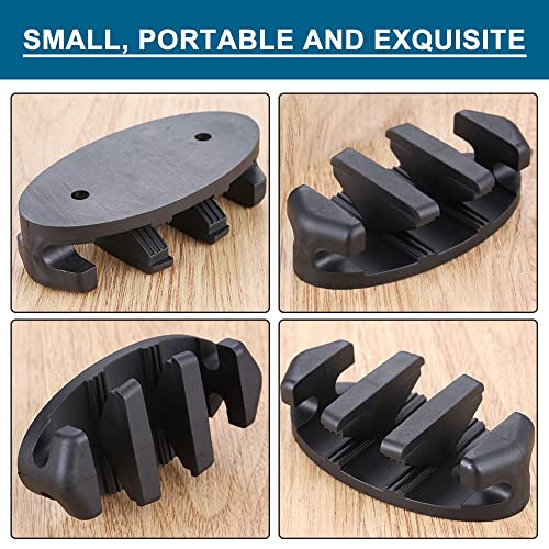 Kayak Anchor Cleats - 2 Pcs Black Nylon Zig Zag Boat Accessories