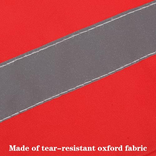 High Visibility Red Flags for Truck Loads - 2 Pack Safety Kayak Flags