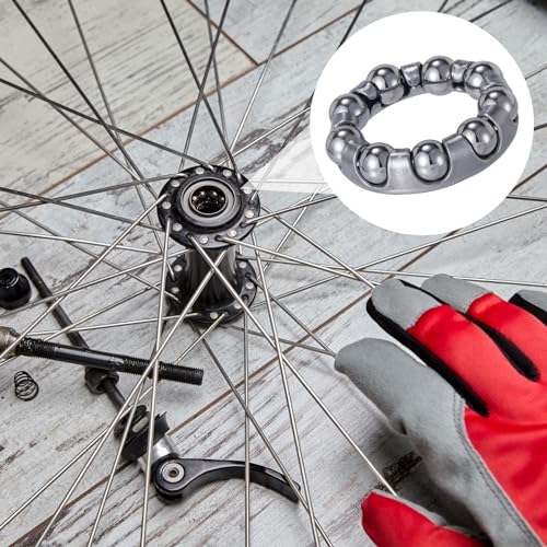 4pcs 1/4" x 9 Balls Bike Crank Bearings - Stainless Steel