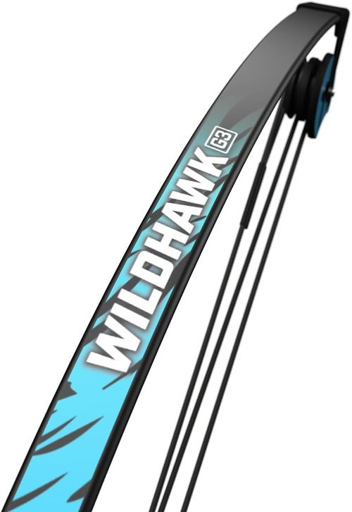 Barnett Wildhawk Compound Bow - Youth Bow for Ages 5+ | Includes 2 Arrows, Green Color