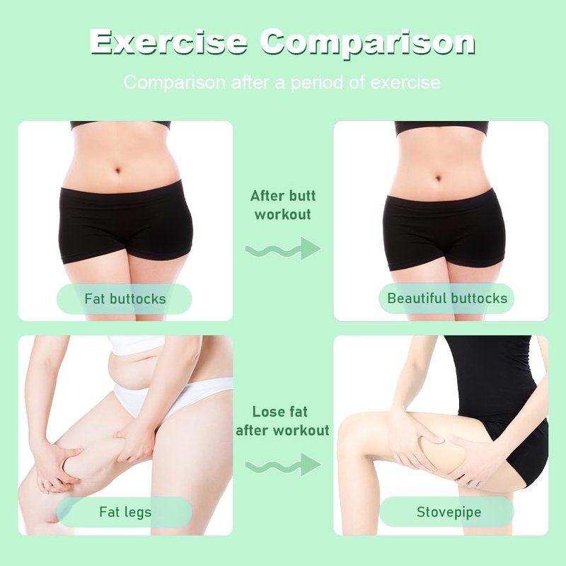 Thigh Exerciser for Women, Non-Install Pelvic Floor Muscle Trainer for Postpartum Rehabilitation, Inner Thigh-Toning Hip Trainer Enhanced Resistance Kegel Exerciser for Home Gym Fitness Equipment