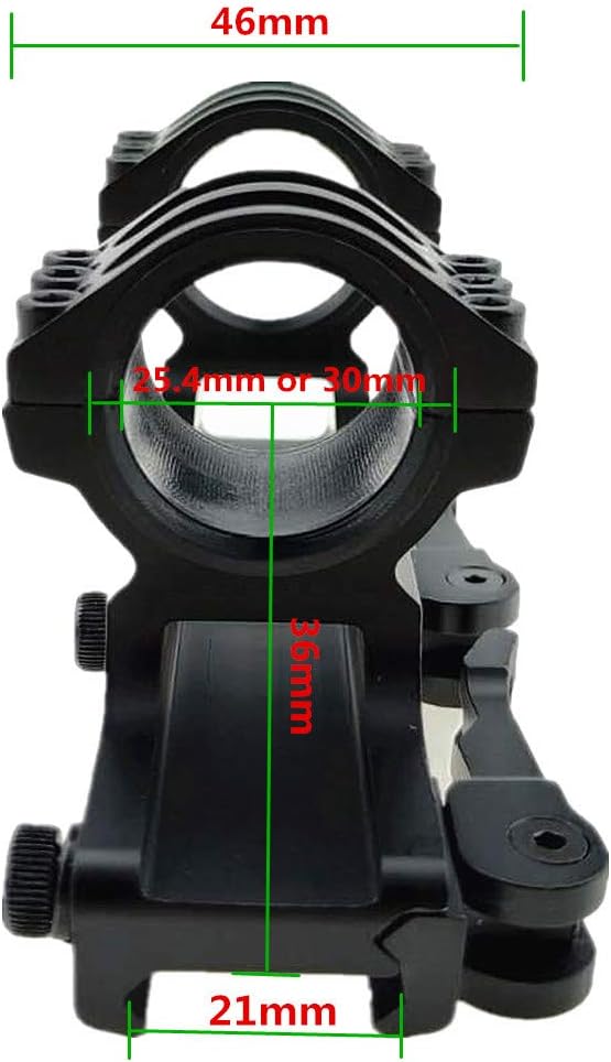 Regine Switzerland Cantilever Scope Mount - 1 Inch / 30mm Picatinny Weaver Rings with Quick Release