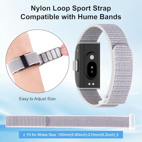 Nylon Loop Sport Hume Band Replacement Strap - Starlight & Sea Shell