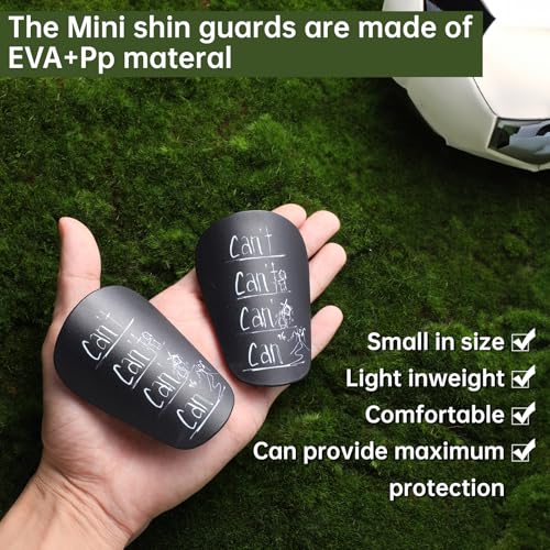 Mini Shin Guards for Soccer - Lightweight & Comfortable 3.15 x 1.97in