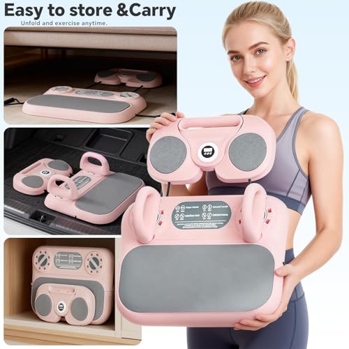 6-in-1 Foldable Pilates Reformer Board for Home Workout - 16x4x2