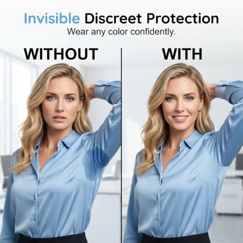 Underarm Sweat Pads for Men & Women - 20 Absorbent Pads
