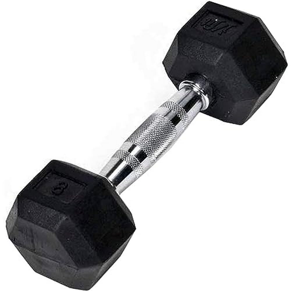 j/fit 15lb Rubber Hex Dumbbells (Pair)