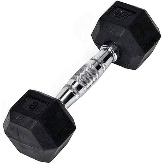 j/fit 15lb Rubber Hex Dumbbells (Pair)