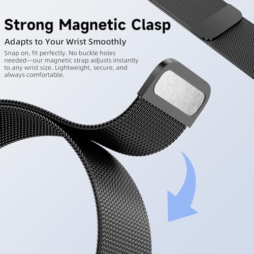 3D Pedometer Watch with Magnetic Strap - Waterproof Step Tracker