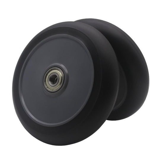 2Pcs 110mm Scooter Wheels - 110mm Pro Kick Scooter Wheels Replacement Pair-Plastic Core for Razor Fuzion Scooters (Gray)