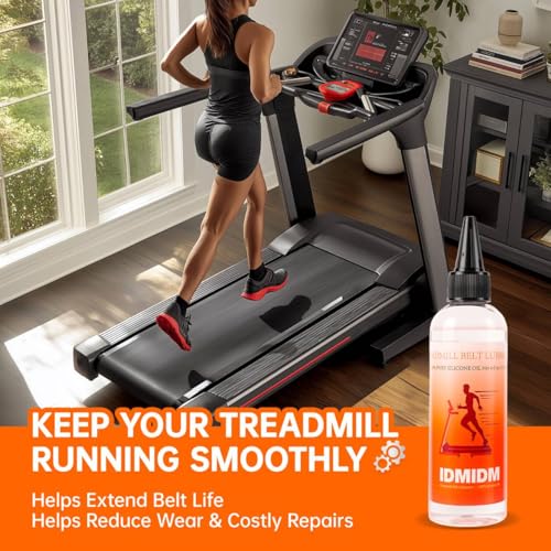 Treadmill Lubricant Oil - 100% Silicone, 4 oz for Belt Maintenance