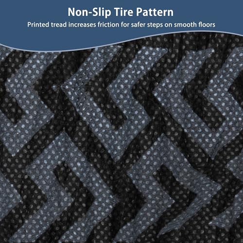 Disposable Shoe Covers Non Slip Waterproof 200 Pack, L & XL Size Durable Non Woven Boot Covers for Indoor Cleaning, Home, Real Estate, Contractors, Dust Proof, Breathable Recyclable Shoe Booties