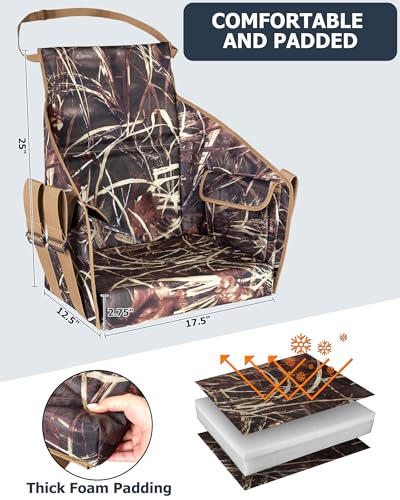 Tree Stand Surround Seat Replacement with Thick Padding – Camouflage