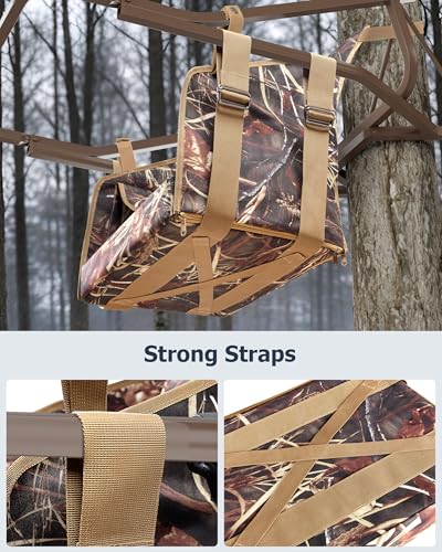 Tree Stand Surround Seat Replacement with Thick Padding – Camouflage