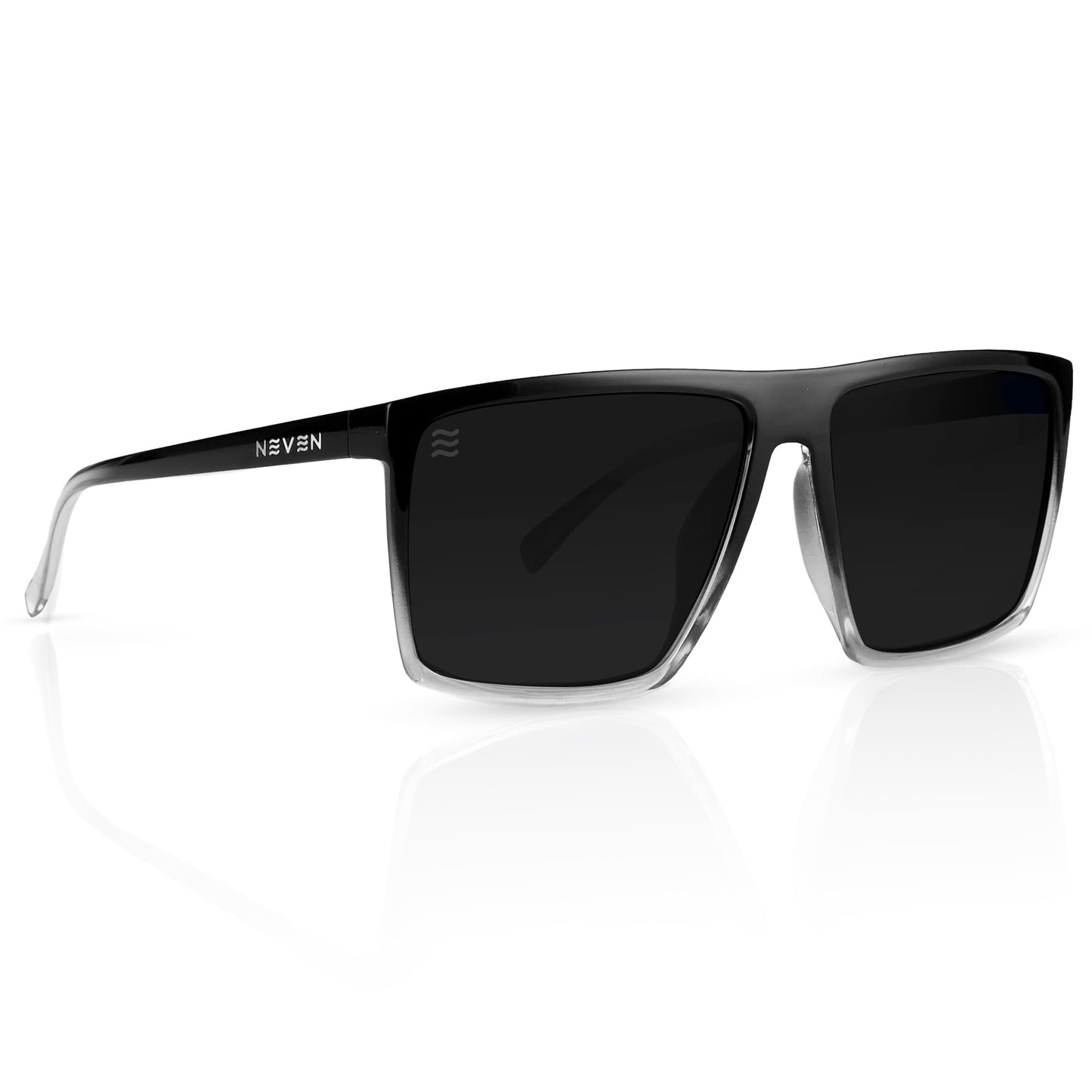 NEVEN Men's Polarized Sunglasses - Chic Rectangular Glasses - UV Protection Glasses for Coastal Activities.
