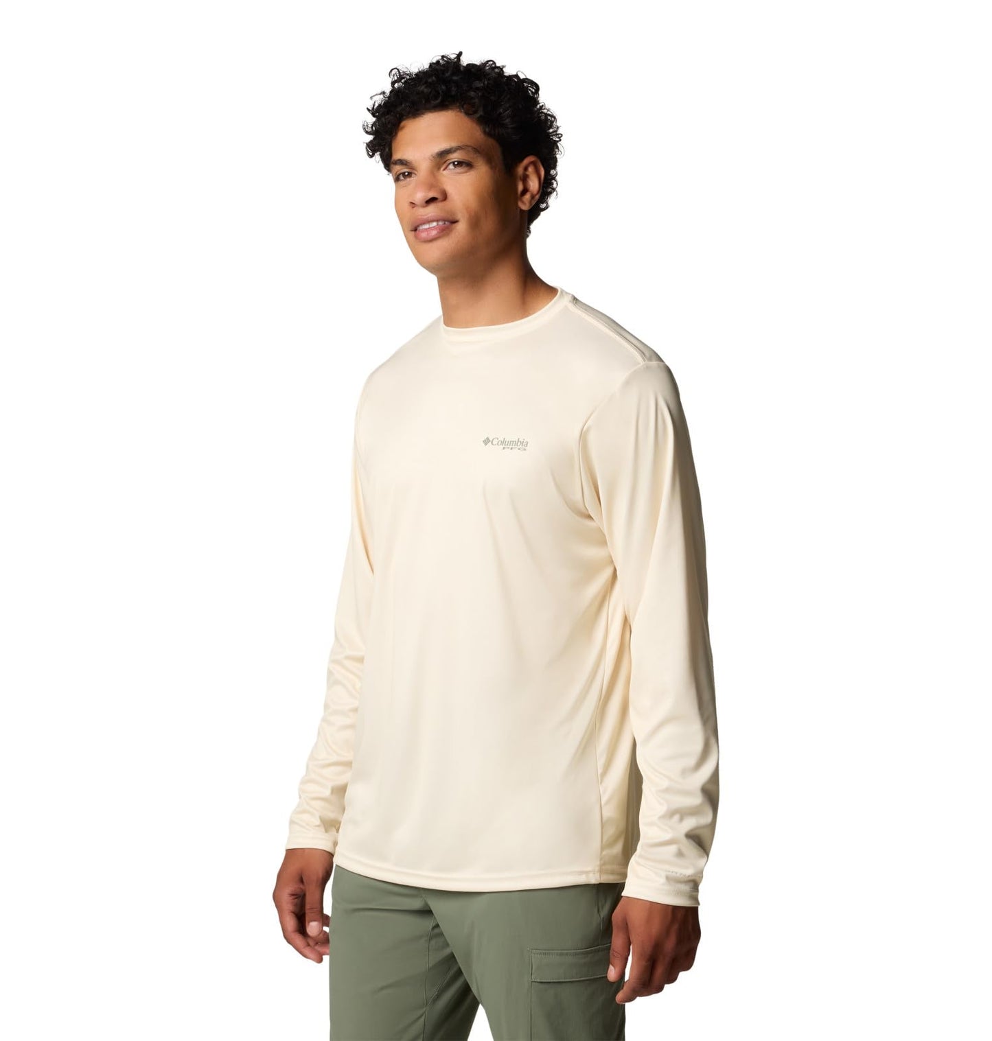 Columbia Men's Terminal Tackle PFG Fish Shine Long Sleeve, Lemon Wash/PFG Redfish Shine, X-Large