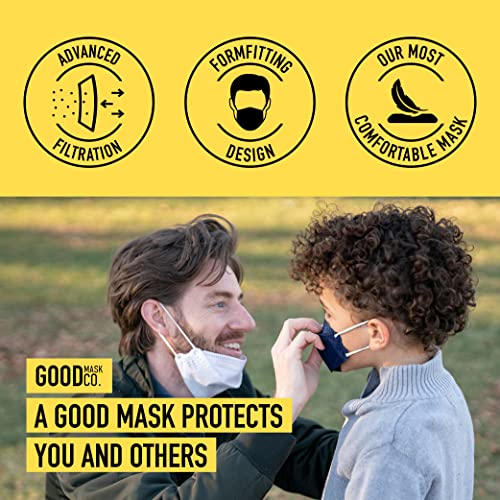Good Mask Co. Good Comfort KN95 Face Mask, Disposable KN95 Face Mask, Folding, Comfortable Face Masks, Bulk Face Masks