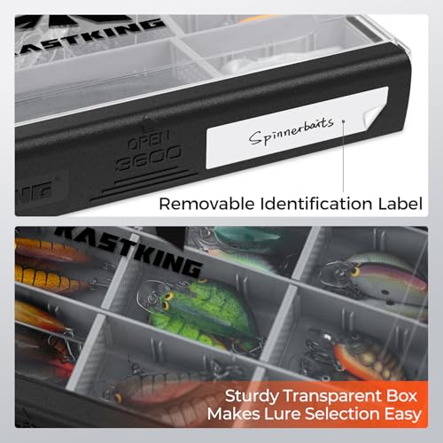 KastKing HyperSeal Waterproof Tackle Box 3600 - Black, 1 Pack