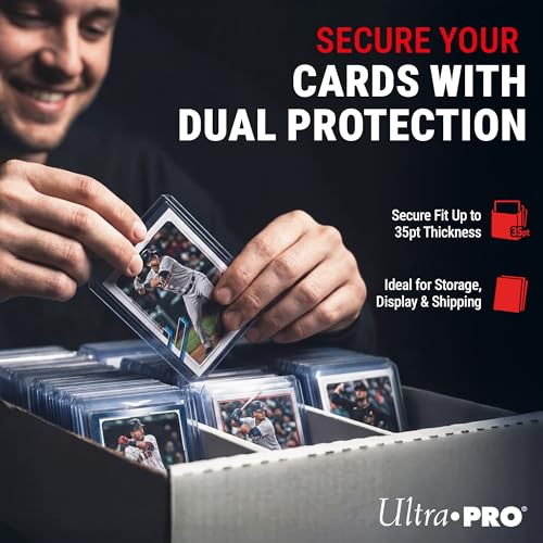 Clear Card Sleeves and Toploaders Bundle - 100 Pack for Trading Cards