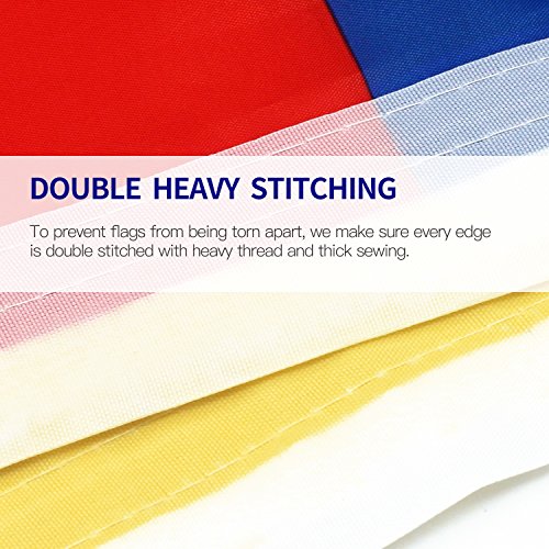 Afro American Flag 3x5 Ft - Vivid Color, Fade Proof, Double Stitched