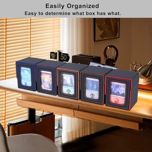 MTG Commander Deck Box – Holds 100 Double Sleeved Cards, Dice Bag & 2 Dividers