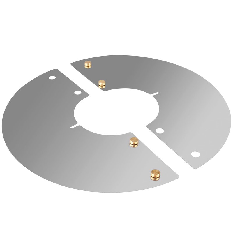 SUNJIKA Candle Reflector Compatible with UCO Candle Lantern Parts,Stainless Steel Lantern Reflectors Enhances Light Focus and Brightness for Uco Camping Candle Lantern