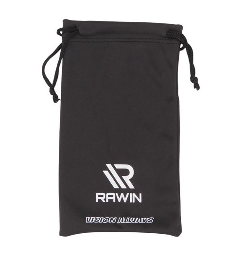 RAWIN Sunglasses | Ideal for Outdoor Sports | Sport Sunglasses for Baseball, Fishing, and Running (Shiny Black Frame With Yellow Nose Pad & Tips, Non-Polarzied Orange-Red Revo Lens)