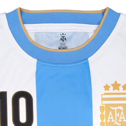 Argentina Soccer Fan Pack - 3-Piece Set with Shirt, Shorts & Socks