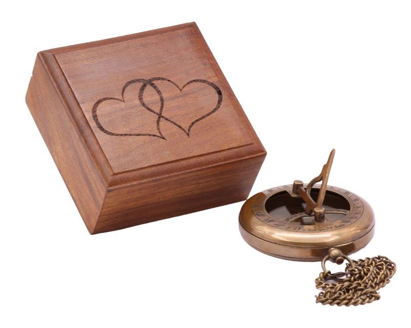 So You Can Always Find Your Way Back Home, Brass Compass Personalized Engraved Romentic Gifts for Men