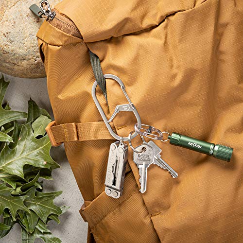 G-Series #4 Dual Chamber Carabiner Key Clip - Stainless Steel