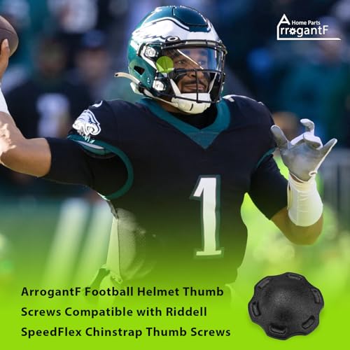 Football Helmet Chinstrap Thumb Screws for SpeedFlex - 2-Pcs Set