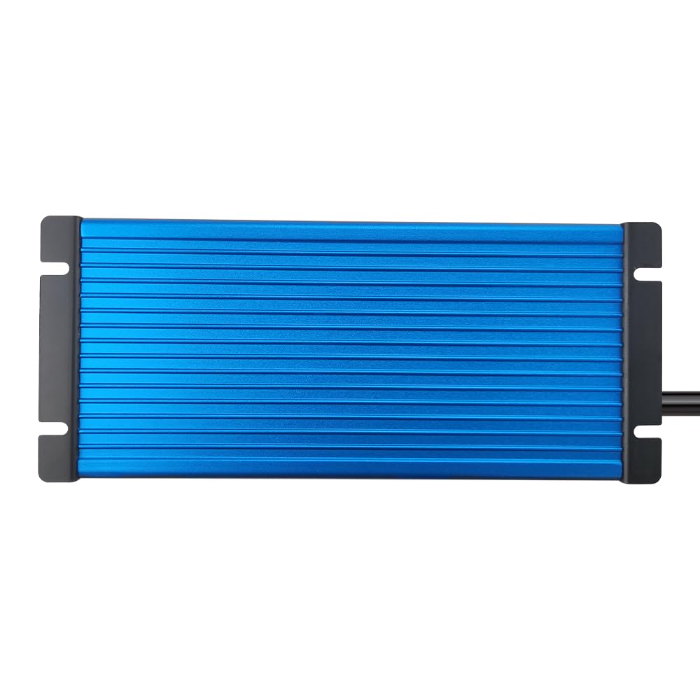 48 Volt 10 Amp for Club Car Golf Cart Battery Charger with 3 Pin Round Plug Blue