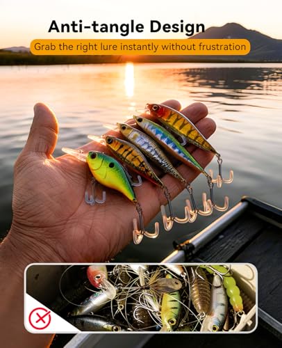 130-Piece Fishing Treble Hook Covers and Protectors Kit - 130PCS