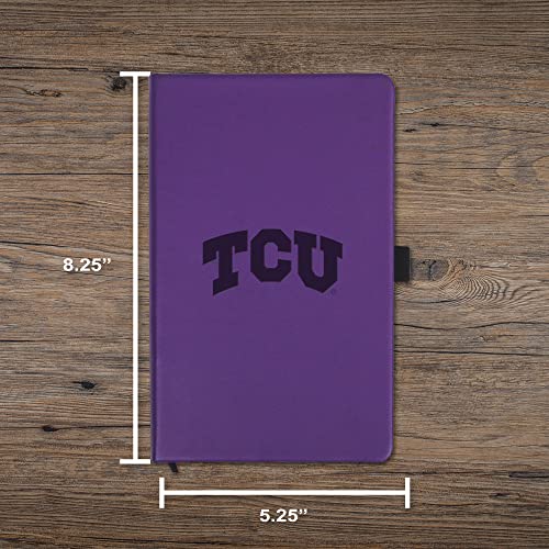 TCU Horned Frogs Laser Engraved Notebook - 8.25" x 5.25"