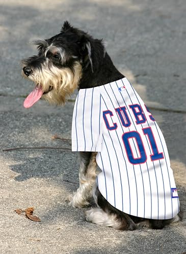 Chicago Cubs Pet Jersey for Dogs & Cats - Medium Baseball Apparel