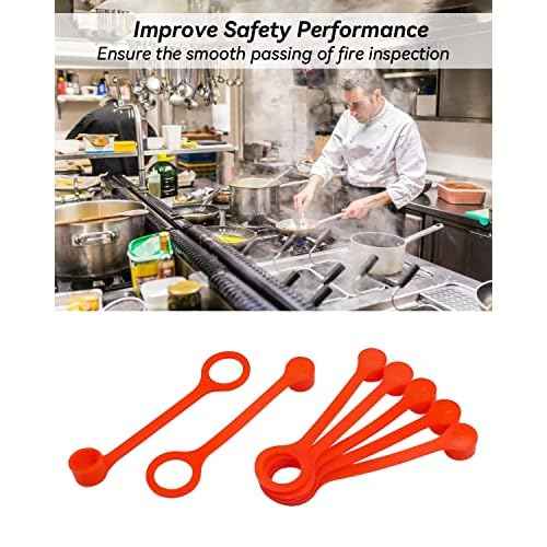 Rubber Blow Off Caps Fit for Ansul R102 Piranha Industrial Kitchen Fire Suppression Nozzles Suppression Vent A Hood Systems Grease Caps Kit, 20 Caps