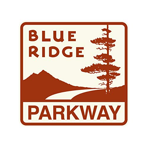 Blue Ridge Parkway Vintage Sticker - Self-Adhesive Vinyl Decal