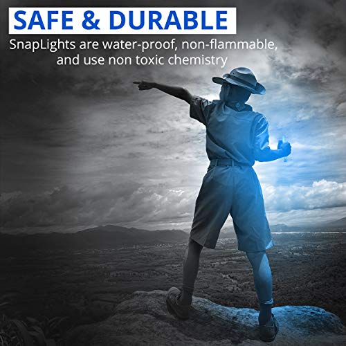 Cyalume Glow Sticks Military Grade Lightstick - Premium Blue 6¡± SnapLight Emergency Chemical Light Stick with 8 Hour Duration (Bulk Pack of 10 Chem Lights)