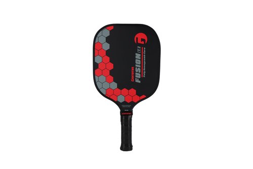 Gamma Sports 2.0 Pickleball Paddles: Mens and Womens Textured Fiberglass Face Pickle-Ball Racquet - Indoor and Outdoor Racket: Fusion Red, ~8 oz