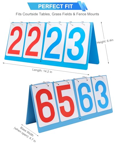 Premium Waterproof Scoreboard for Multi-Sport Games - Flip Cards