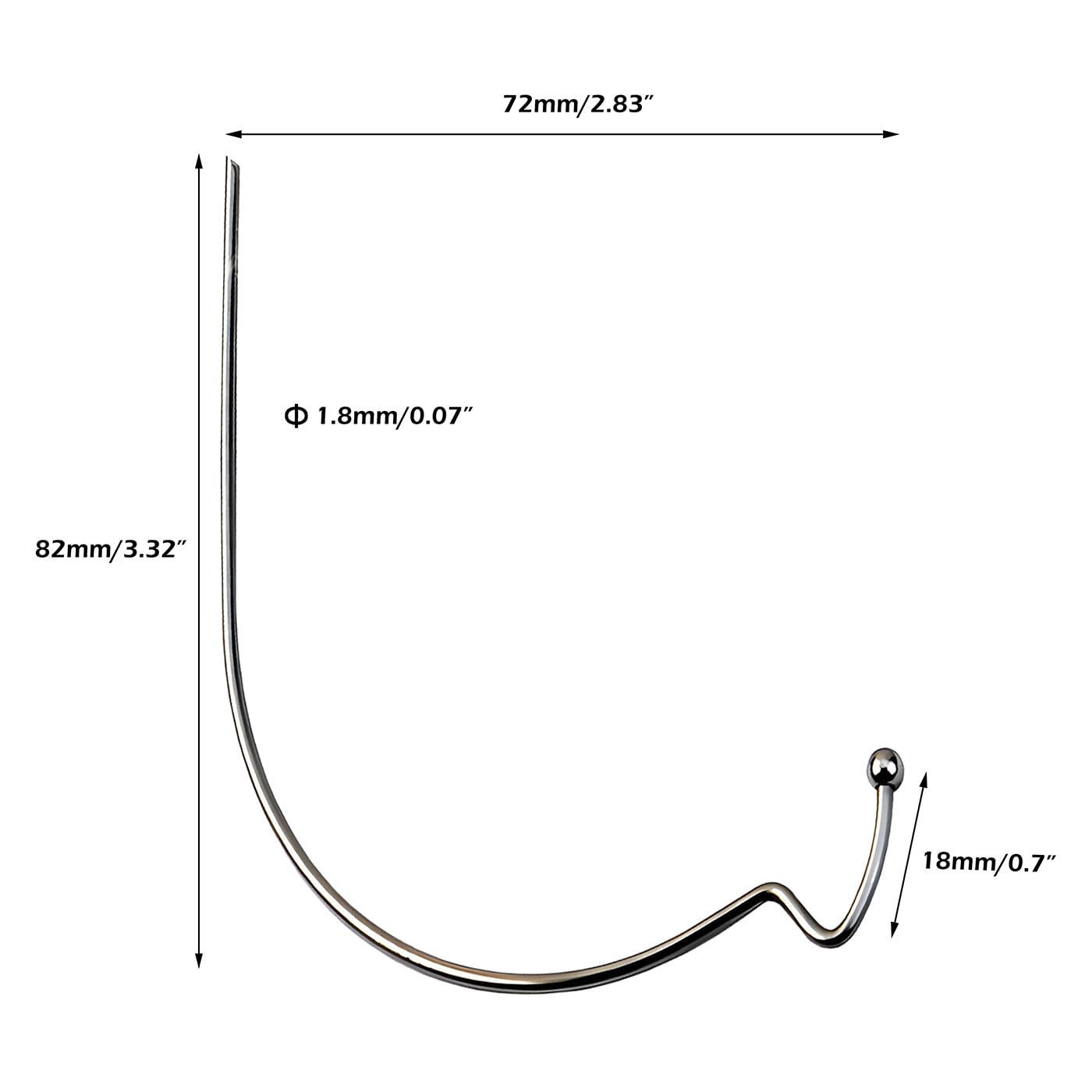 JOAWSOME Picture Hangers Super Hooks and Office Pack 40Pcs for Drywall Picture Hanging Hooks Heavy Duty Supports Up to 100 Pounds for Hanging Pictures, Photos, Frames, Planters, Art, Clock (Hook-04)